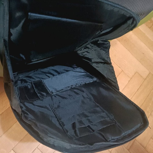 Laptop backpack used, green
