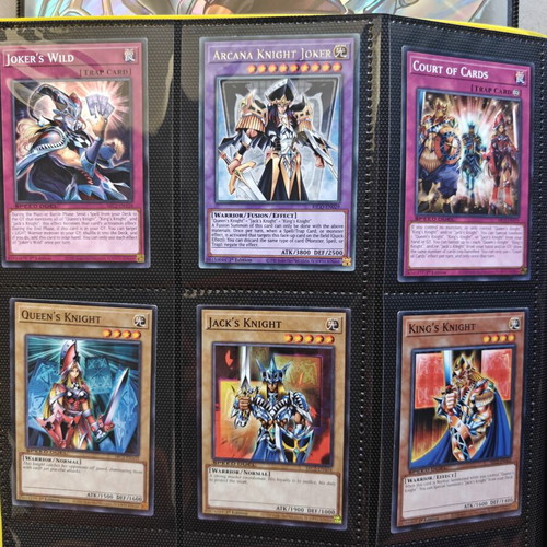 Arcana Knight Joker Support Deck Yu-Gi-Oh cards, near mint, pack of 6