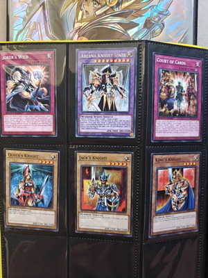 Arcana Knight Joker Support Deck Yu-Gi-Oh cards, near mint, pack of 6