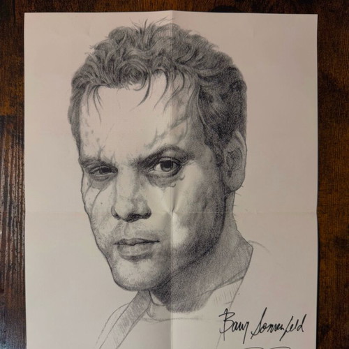 Farmer Edgar Conceptual Drawing Poster Men in Black 1997 like new
