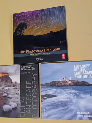 Digital Landscape Photography and Photoshop Darkroom books new, set of 3