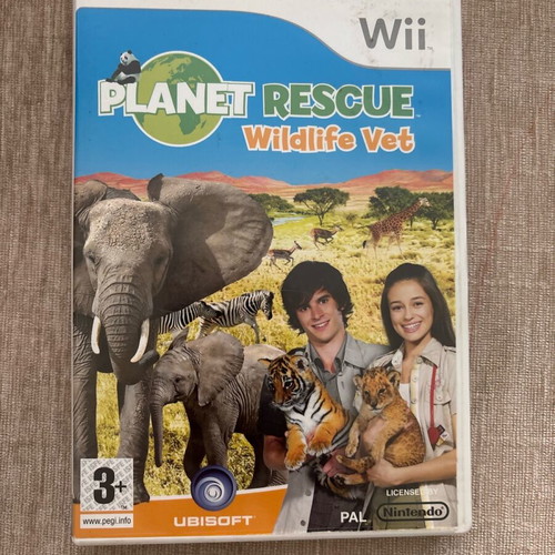 Planet Rescue Wildlife Vet Nintendo Wii used complete