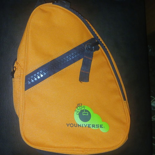 Orange shoulder bag like new
