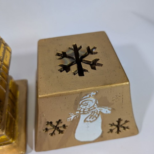 Christmas decorative ceramic lantern for tealight used