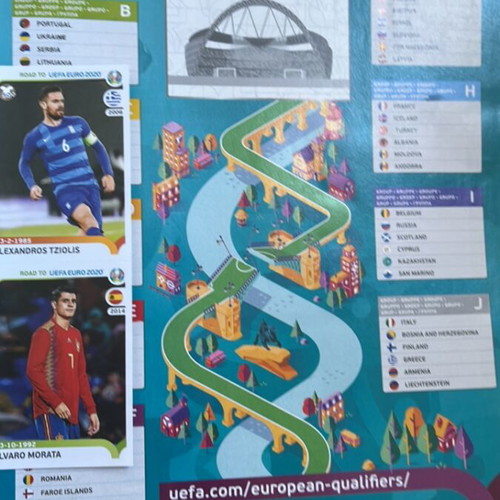 Panini Road to Euro 2020 Album new