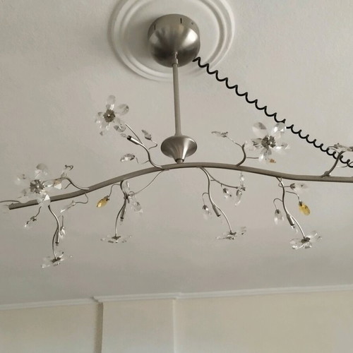 Svarofski ceiling light like new