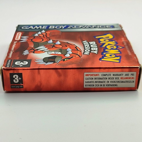 Pokemon Ruby Version Game Boy Advance used, PAL EUR