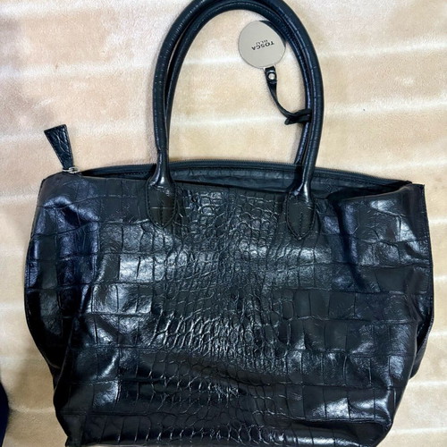 Tosca Blu shoulder bag black leather used