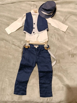 Neonato baby suit like new, linen, size 12-18 months