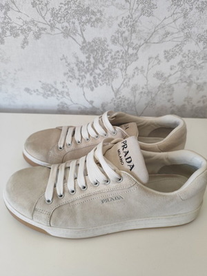 Prada Luxus Sneaker 4E3507 beige size 43 like new