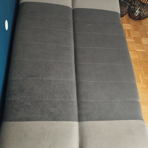 Sofa bed with storage and bookshelf like new