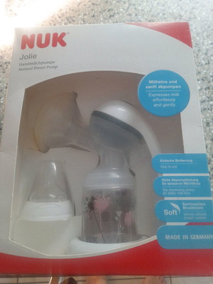 NUK breast pump new with original box