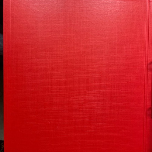 Filing binder new in red color