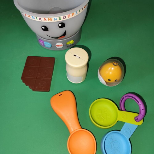 Fisher Price Educational Baking Bowl used with sounds and lights