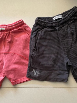 Zara kids shorts set of 2 used, size 7