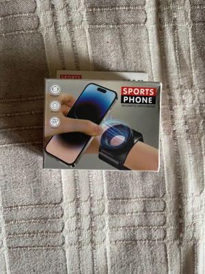 Sports Phone μαγνητική βάση καρπού σε μαύρο με περιστροφή 360 μοιρών