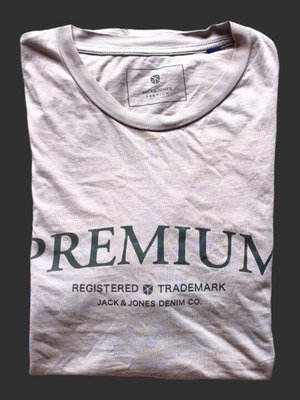 Jack & Jones Premium T-shirt μέγεθος M γκρι με graphic print σαν καινούργιο