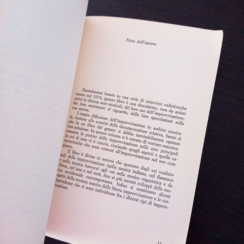 L'Improvvisazione Derek Bailey book used, Italian