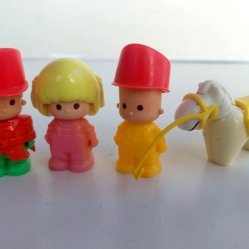 Pin Pon 1983 Lyra figurines like new, vintage toys