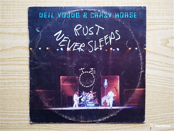  NEIL YOUNG & CRAZY HORSE  -  Rust Never Sleeps (1979) diskos viniliou Classic Rock
