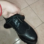Dexim μαύρα παπούτσια Oxford νούμερο 39 με chunky σόλα