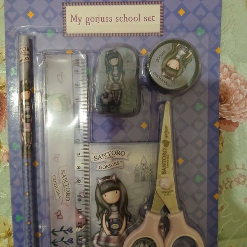 Santoro Gorjuss school set new in packaging