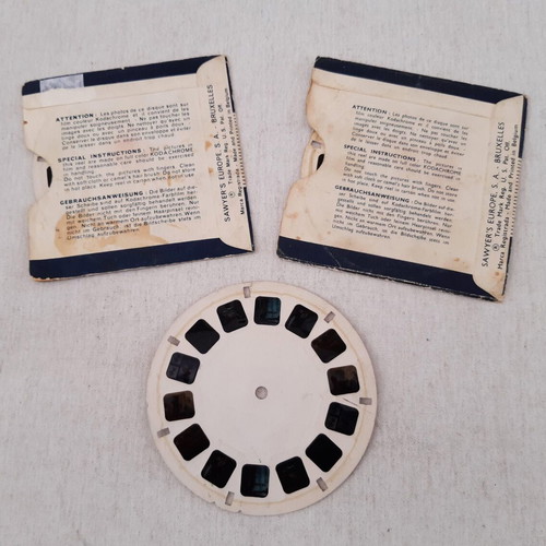 View Master Reel collectible reels used, pack of 3