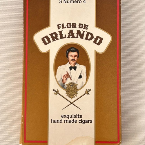Flor de Orlando Vintage Cigar Box 1970s like new