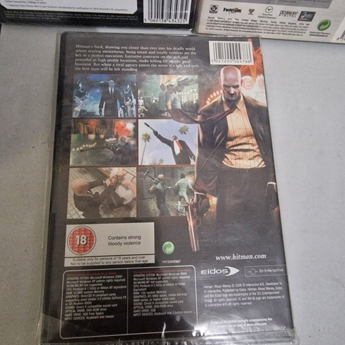 PC Games Lot Hitman Splinter Cell Phantasy Star Universe Illuminus New Sealed