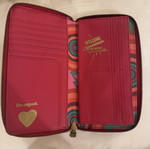 Desigual Colourful Floral Zip Around Wallet