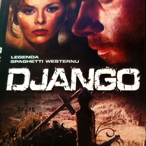 Django DVD used, western movie with Franco Nero, subtitles