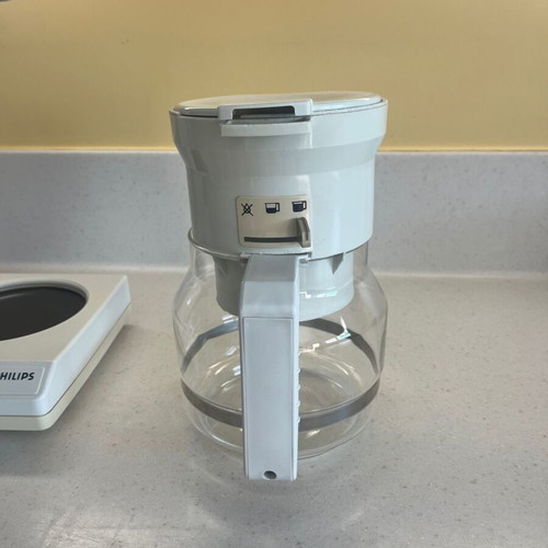 Philips filter coffee maker used, 850W, 15-cup capacity