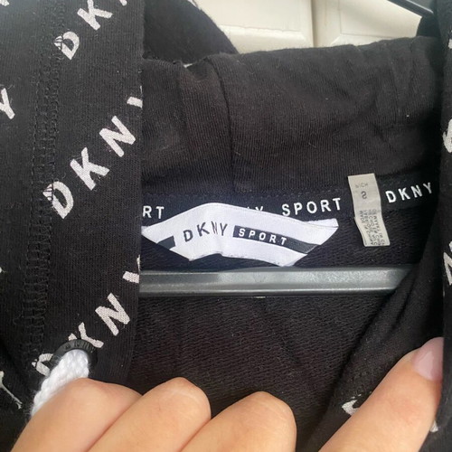 DKNY Sport sweatshirt dress new, black, size S