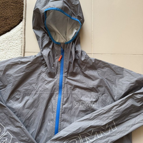 OMM Halo Waterproof Jacket, men's size M, grey