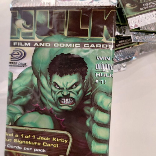 Hulk Film & Comic Cards pack of 16, 2003, Upper Deck Marvel, like new