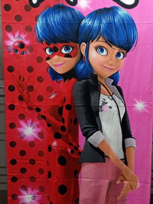 Miraculous Kids Beach Set with Towel, Bucket, and Beach Ball