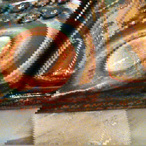 Τηλέφωνο έργο τέχνης ζωγραφισμένο στο χέρι, μοναδικό και περίεργο