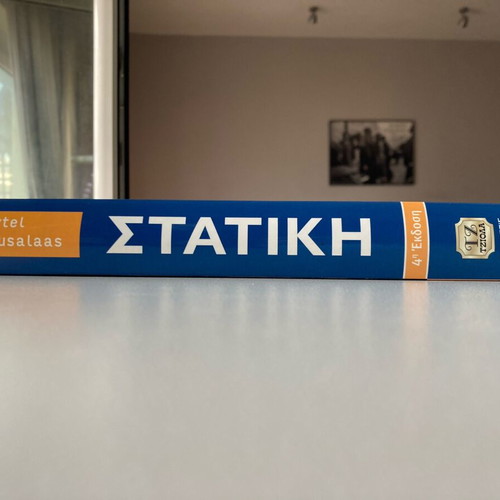 Static 4th Edition by Pytel and Kiusalaas like new, Greek