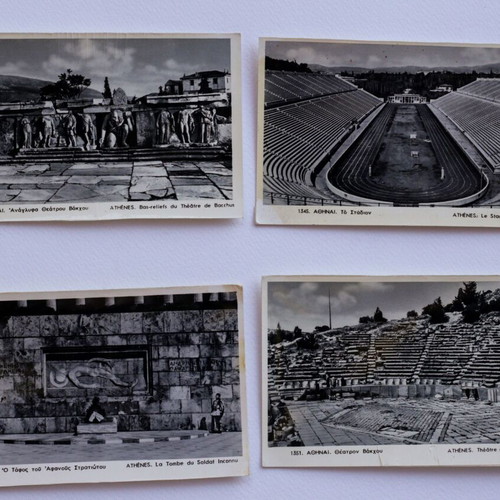 Lot of 22 postcards like new, Athens 1950s, DELTA publisher