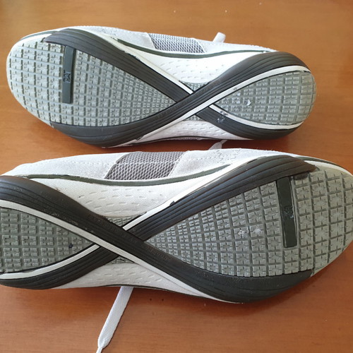 Caterpillar athletic shoes used, gray, size 42