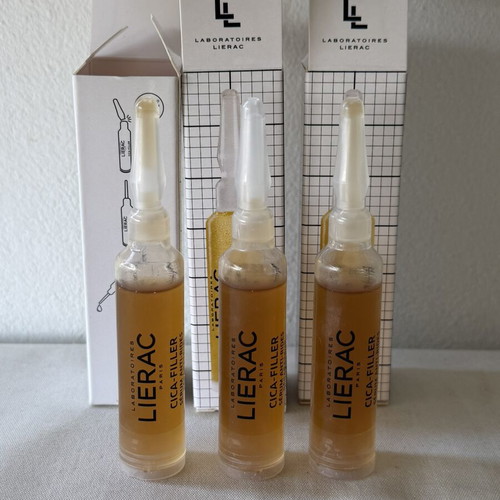 Lierac Cica Filler Hydrating and Anti-Aging Face Serum with Bakuchiol and Retinol 3x10ml