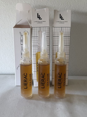 Lierac Cica Filler Hydrating and Anti-Aging Face Serum with Bakuchiol and Retinol 3x10ml