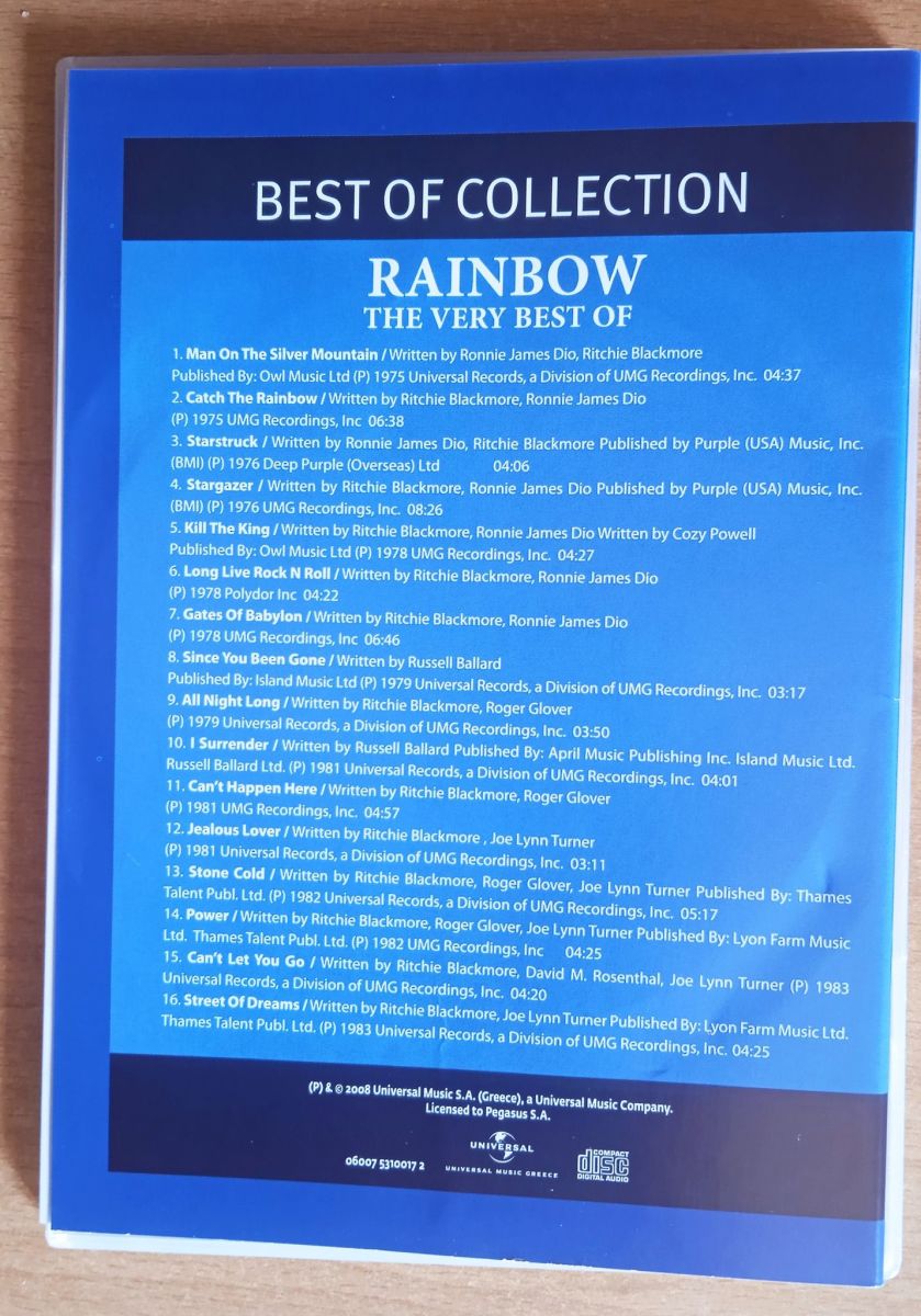 Rainbow The Very Best Of Rainbow CD… - € 14,00 - Vendora.cy