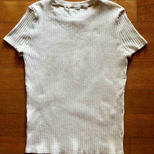 Divided H&M beige elastic blouse like new, size S