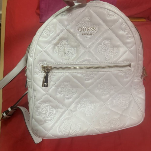 Guess backpack used, white
