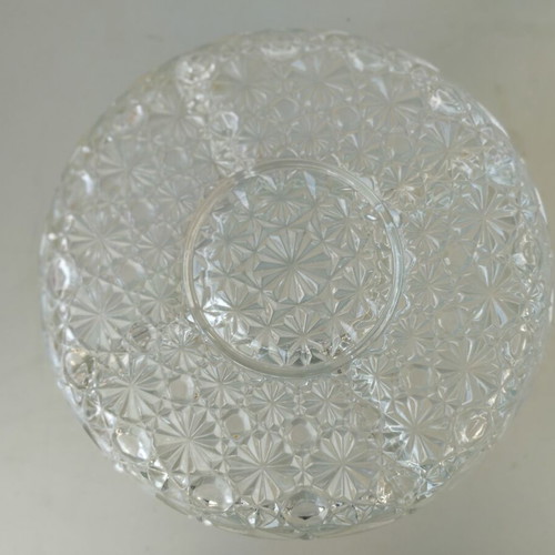 Crystal Serving Platter with Divided Sections vintage like new