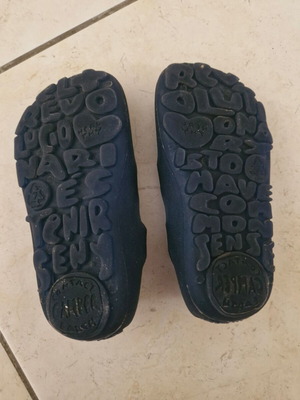 Camper kids beach sandals size 24 like new, blue