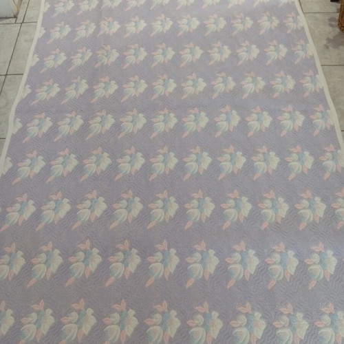 Embossed blanket and sofa throw, unused, 2.3x1.27 m