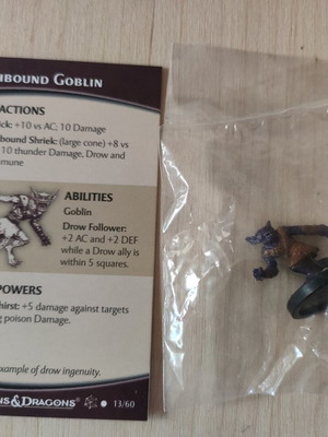 Dungeons & Dragons Demonweb Lolthbound Goblin φιγούρα