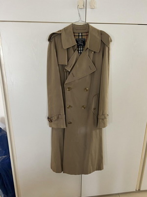 Burberry men's trench coat used, beige, XL